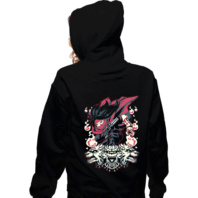 Secret_Shirts Zippered Hoodies, Unisex / Small / Black FF7 Cerberus