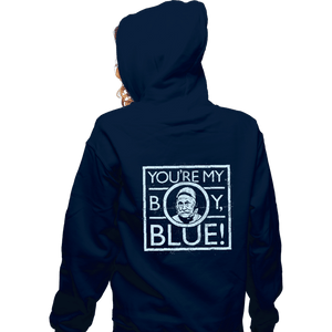 Secret_Shirts Zippered Hoodies, Unisex / Small / Navy My Boy Blue