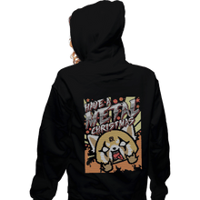 Load image into Gallery viewer, Shirts Zippered Hoodies, Unisex / Small / Black Have A Metal Christmas
