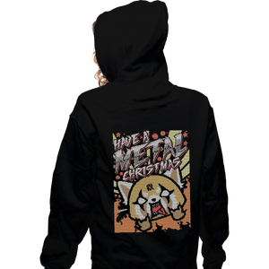 Shirts Zippered Hoodies, Unisex / Small / Black Have A Metal Christmas