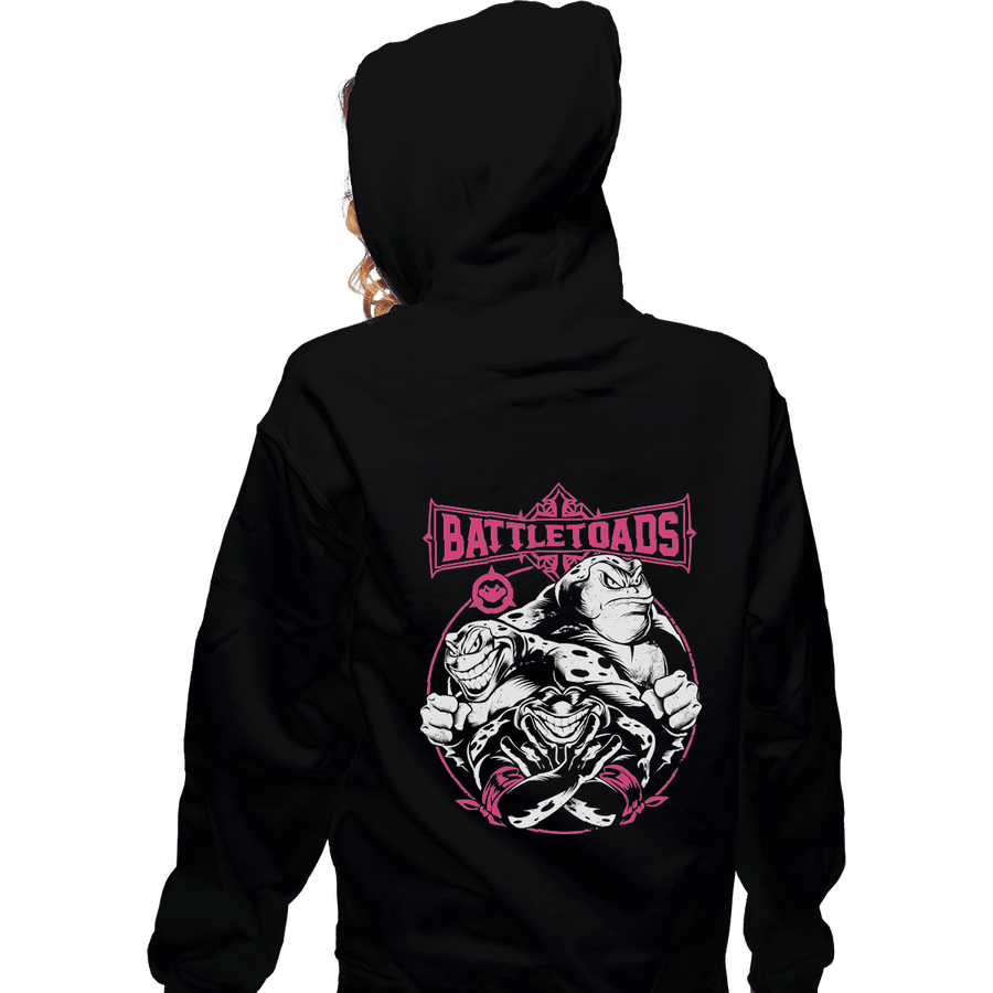 Shirts Zippered Hoodies, Unisex / Small / Black Toadally Metal