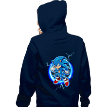 Load image into Gallery viewer, Secret_Shirts Zippered Hoodies, Unisex / Small / Navy License 2 Quill!
