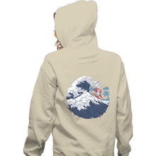 Load image into Gallery viewer, Shirts Zippered Hoodies, Unisex / Small / White Funky Wave

