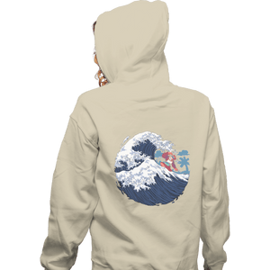 Shirts Zippered Hoodies, Unisex / Small / White Funky Wave