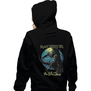 Shirts Zippered Hoodies, Unisex / Small / Black Iron Hunter