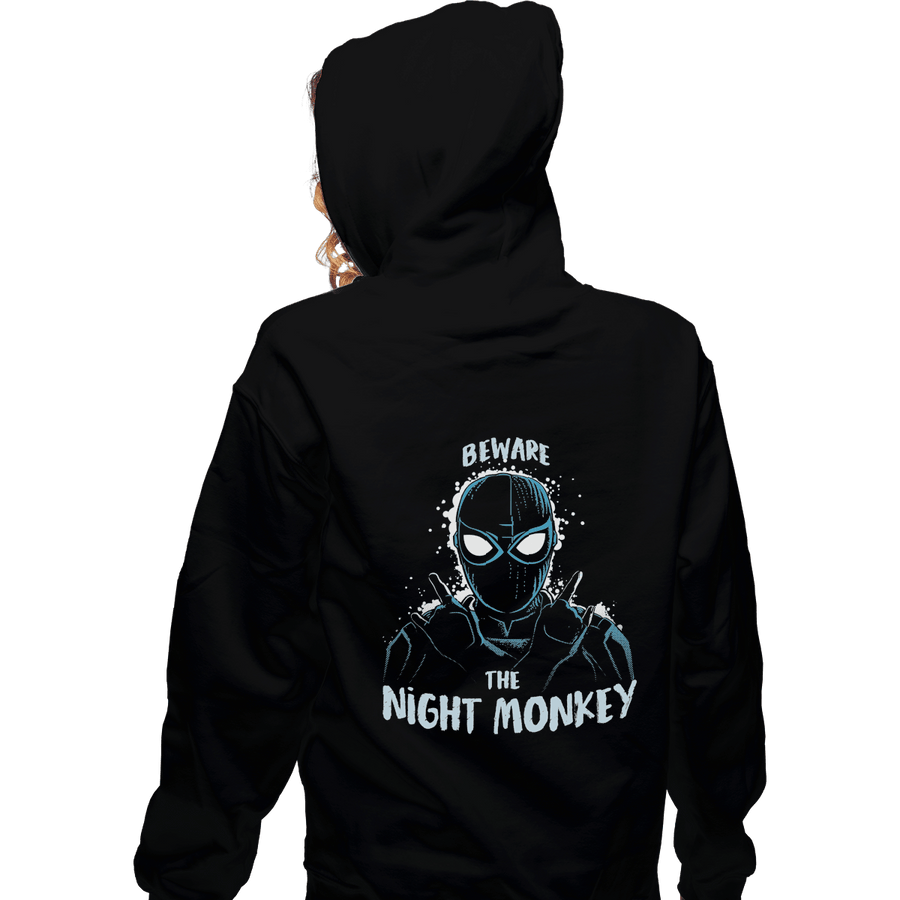 Shirts Zippered Hoodies, Unisex / Small / Black Night Monkey