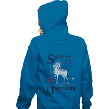 Load image into Gallery viewer, Secret_Shirts Zippered Hoodies, Unisex / Small / Royal Blue Magical Conservation
