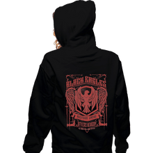 Load image into Gallery viewer, Shirts Pullover Hoodies, Unisex / Small / Black Black Eagles Officers Academy
