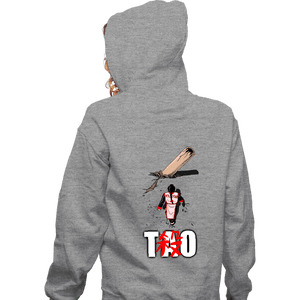 Shirts Zippered Hoodies, Unisex / Small / Sports Grey Tao Pai Pai