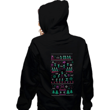 Load image into Gallery viewer, Daily_Deal_Shirts Zippered Hoodies, Unisex / Small / Black X-Mas Game
