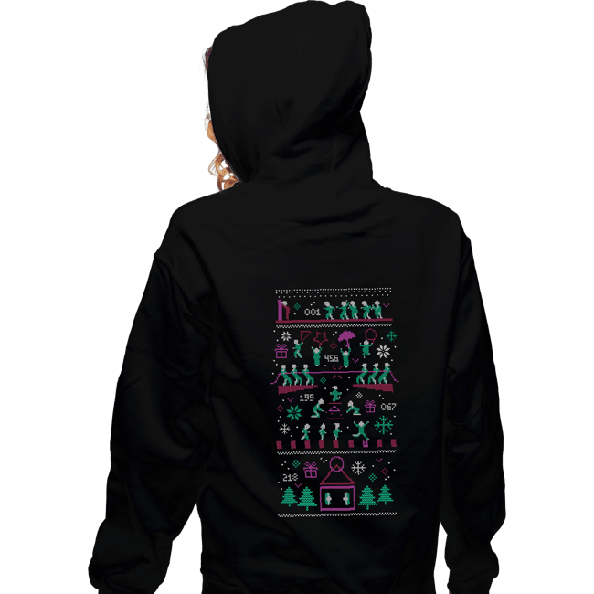 Daily_Deal_Shirts Zippered Hoodies, Unisex / Small / Black X-Mas Game