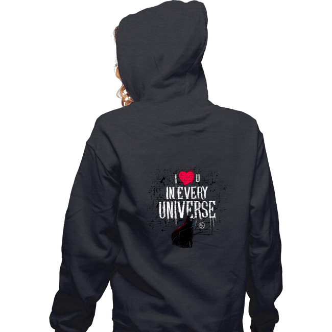Secret_Shirts Zippered Hoodies, Unisex / Small / Dark Heather Universal Love