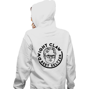 Shirts Zippered Hoodies, Unisex / Small / White Dwight Claw