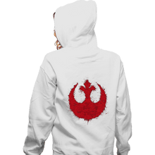 Load image into Gallery viewer, Shirts Zippered Hoodies, Unisex / Small / White Rebels
