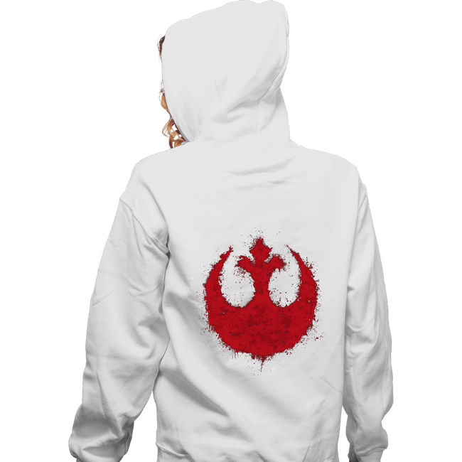 Shirts Zippered Hoodies, Unisex / Small / White Rebels