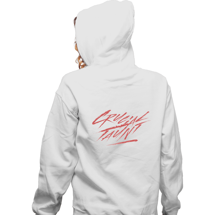 Shirts Zippered Hoodies, Unisex / Small / White Crucial Taunt