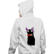 Load image into Gallery viewer, Shirts Zippered Hoodies, Unisex / Small / White Watercolor Cat
