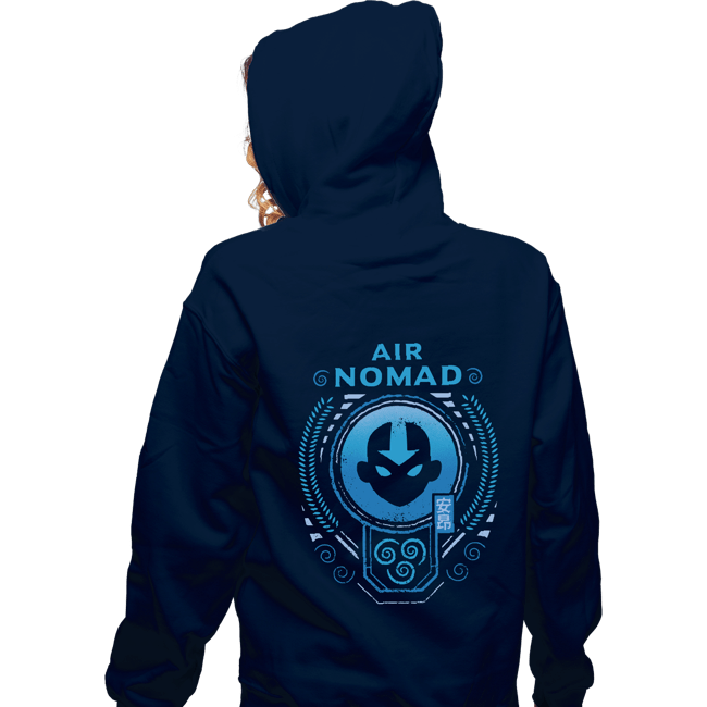 Secret_Shirts Zippered Hoodies, Unisex / Small / Navy Mighty Airbender