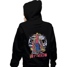 Load image into Gallery viewer, Shirts Zippered Hoodies, Unisex / Small / Black Nevermind The Spiders
