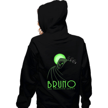 Load image into Gallery viewer, Daily_Deal_Shirts Zippered Hoodies, Unisex / Small / Black Bruno The Animated Series

