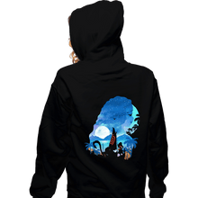 Load image into Gallery viewer, Daily_Deal_Shirts Zippered Hoodies, Unisex / Small / Black Moana Shadow
