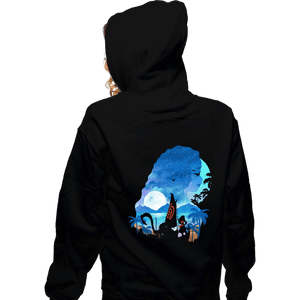 Daily_Deal_Shirts Zippered Hoodies, Unisex / Small / Black Moana Shadow