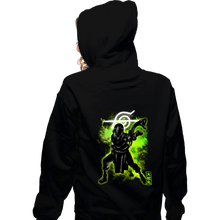 Load image into Gallery viewer, Shirts Zippered Hoodies, Unisex / Small / Black Cosmic Snake
