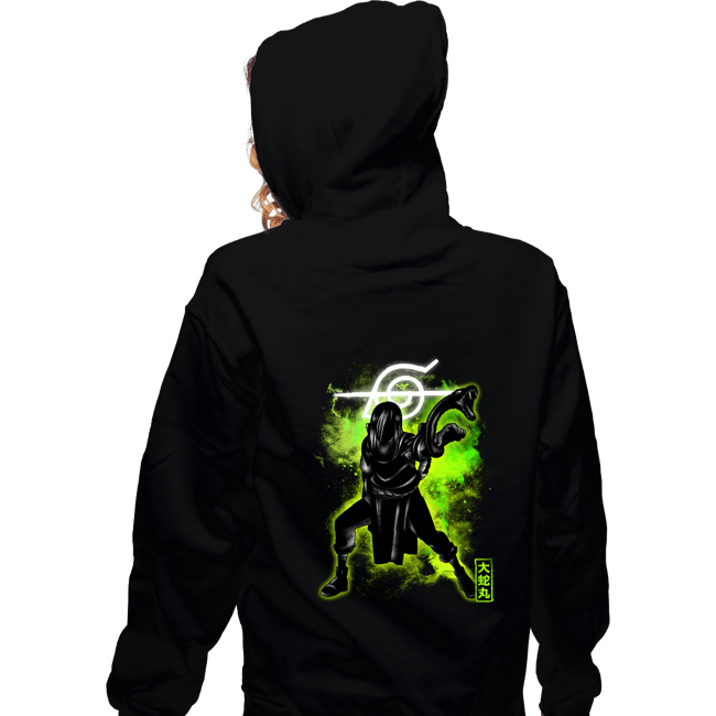 Shirts Zippered Hoodies, Unisex / Small / Black Cosmic Snake