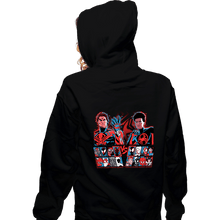 Load image into Gallery viewer, Daily_Deal_Shirts Zippered Hoodies, Unisex / Small / Black Spider Fighter
