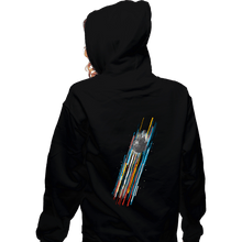 Load image into Gallery viewer, Daily_Deal_Shirts Zippered Hoodies, Unisex / Small / Black The Falcon
