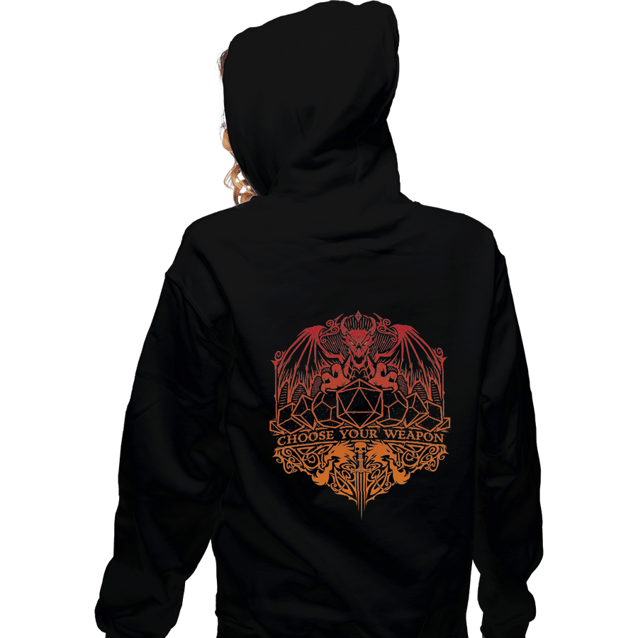 Shirts Zippered Hoodies, Unisex / Small / Black Choose Your Weapon