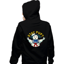 Load image into Gallery viewer, Shirts Zippered Hoodies, Unisex / Small / Black Stay Puft
