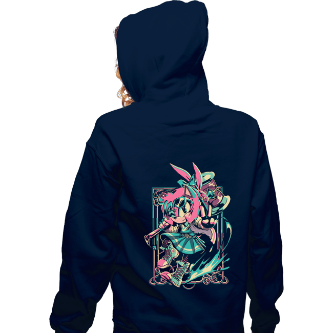 Daily_Deal_Shirts Zippered Hoodies, Unisex / Small / Navy The Star!