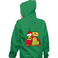 Load image into Gallery viewer, Secret_Shirts Zippered Hoodies, Unisex / Small / Irish Green The Goggles
