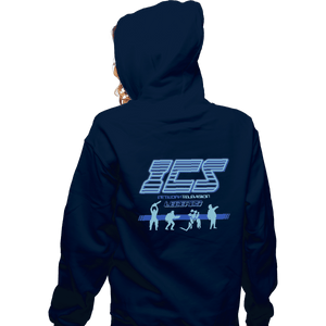 Shirts Zippered Hoodies, Unisex / Small / Navy Running Man ICS Legends