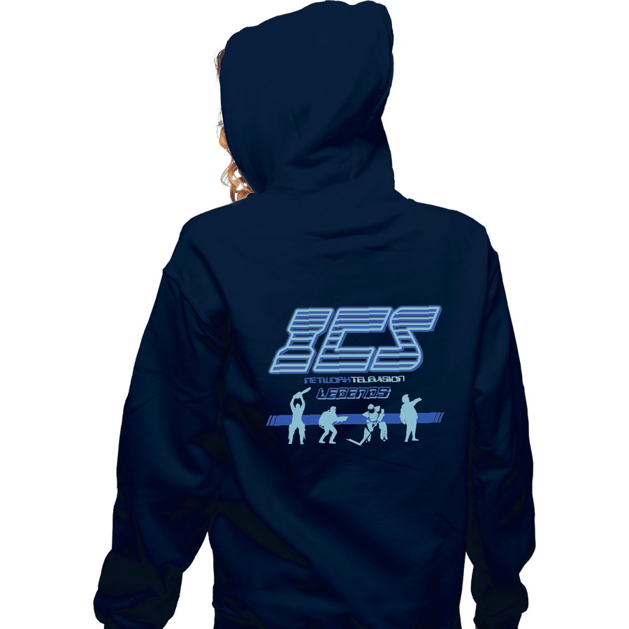 Shirts Zippered Hoodies, Unisex / Small / Navy Running Man ICS Legends