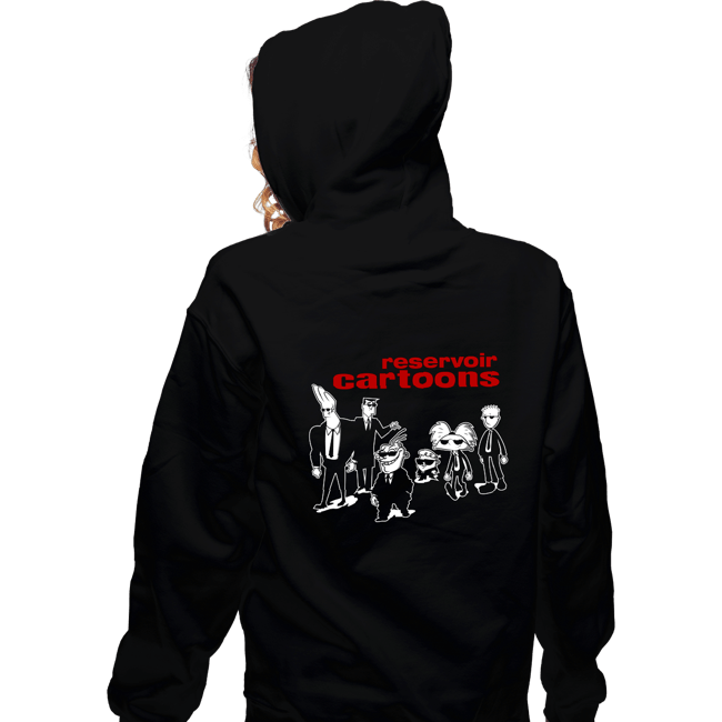 Daily_Deal_Shirts Zippered Hoodies, Unisex / Small / Black Reservoir Cartoons