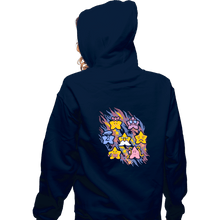 Load image into Gallery viewer, Secret_Shirts Zippered Hoodies, Unisex / Small / Navy Star Power
