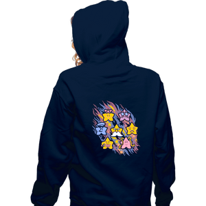 Secret_Shirts Zippered Hoodies, Unisex / Small / Navy Star Power