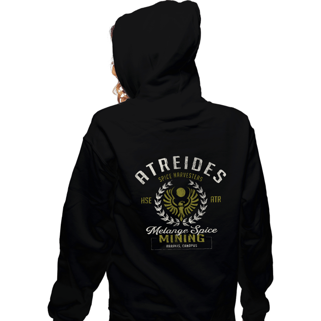 Daily_Deal_Shirts Zippered Hoodies, Unisex / Small / Black Atreides Melange Spice