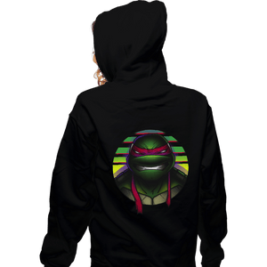 Daily_Deal_Shirts Zippered Hoodies, Unisex / Small / Black Mutant Red
