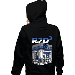 Daily_Deal_Shirts Zippered Hoodies, Unisex / Small / Black R2DCubed