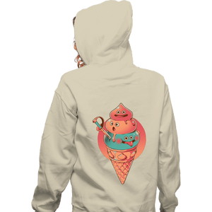 Daily_Deal_Shirts Zippered Hoodies, Unisex / Small / White Ice Quest