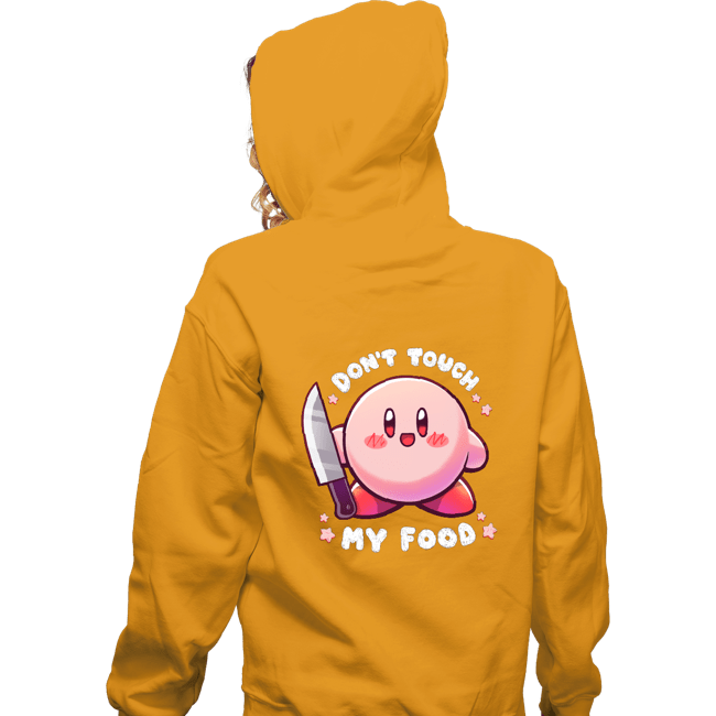 Secret_Shirts Zippered Hoodies, Unisex / Small / White Don't Touch My Food!