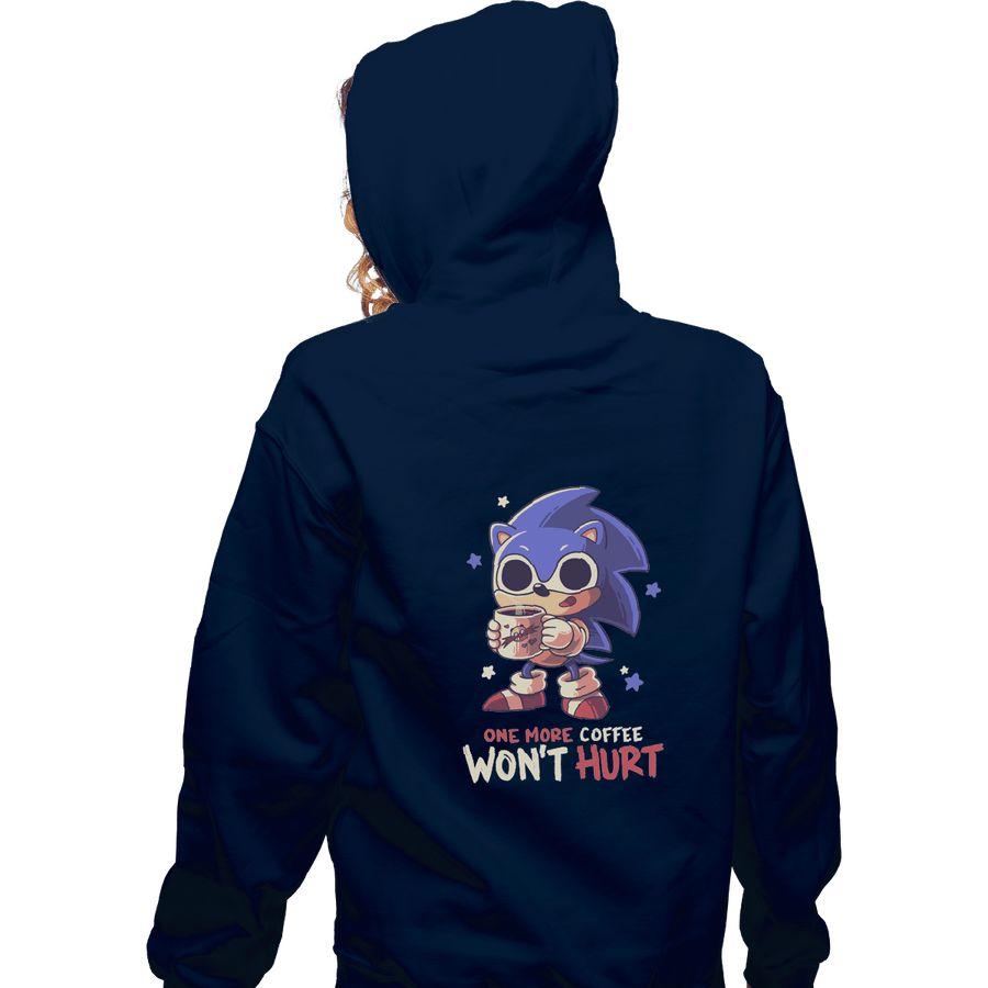 Shirts Pullover Hoodies, Unisex / Small / Navy One More Coffee