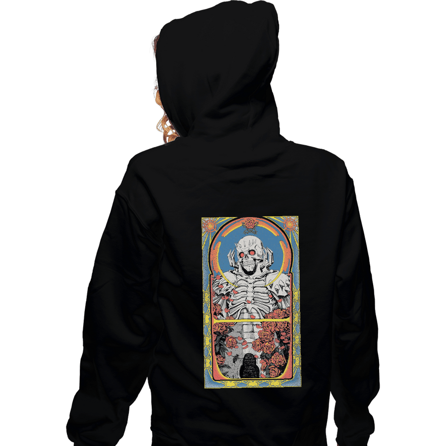 Shirts Zippered Hoodies, Unisex / Small / Black Skull Knight