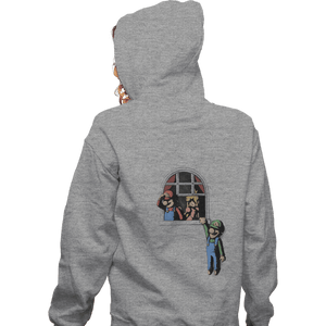 Shirts Zippered Hoodies, Unisex / Small / Sports Grey Castle Lovers