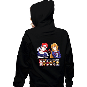 Shirts Zippered Hoodies, Unisex / Small / Black Foodwars