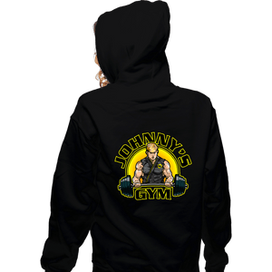 Shirts Zippered Hoodies, Unisex / Small / Black Johnny's Gym