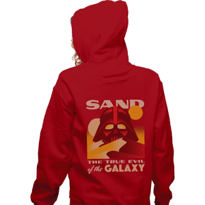Shirts Zippered Hoodies, Unisex / Small / Red Sand, The True Evil Of The Galaxy